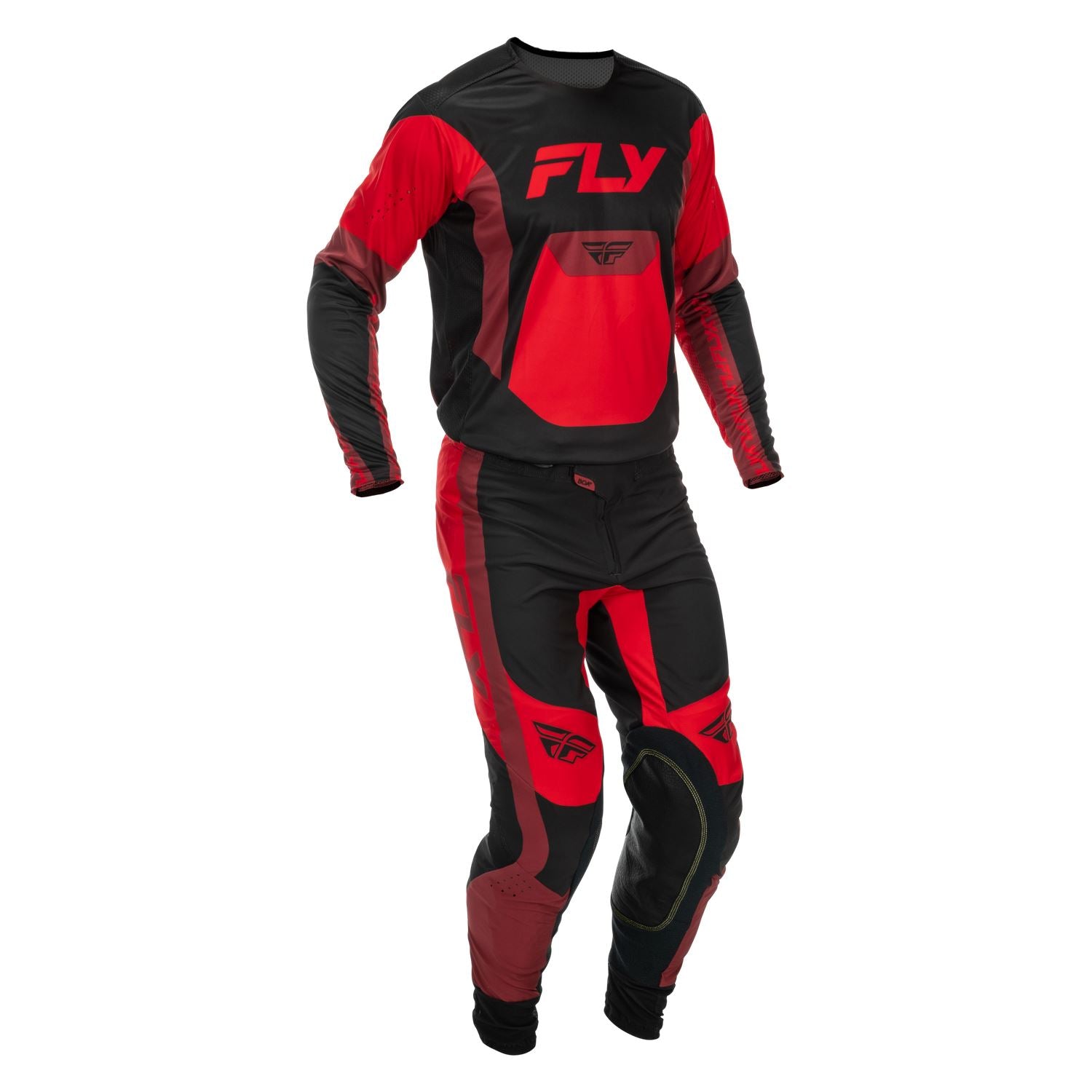 Fly Racing 2026 Motocross Combo Kit Lite Black Red